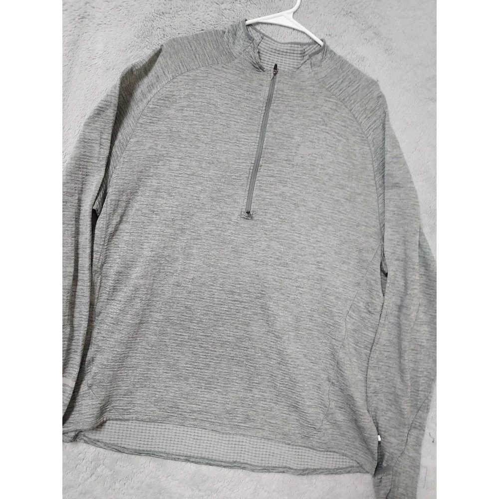 Nike Pullover Mens 2XL XXL Dri Fit Half Zip Running Element Sphere Grid Fleece